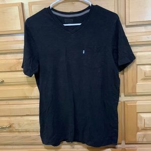 Black v neck shirt